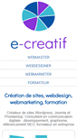Mobile Screenshot of e-creatif.com